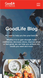 Mobile Screenshot of blog.goodlifefitness.com